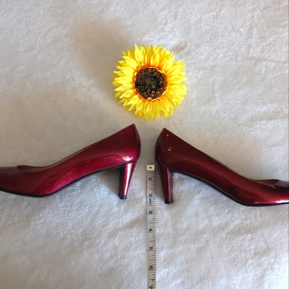 STUART WEITZMAN Ruby Red Patent Pointy heels - Picture 7 of 8